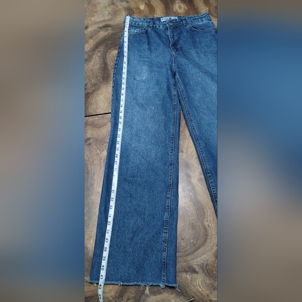 Muddy Women's Flare Jeans in Deep Blue - Picture 3 of 12
